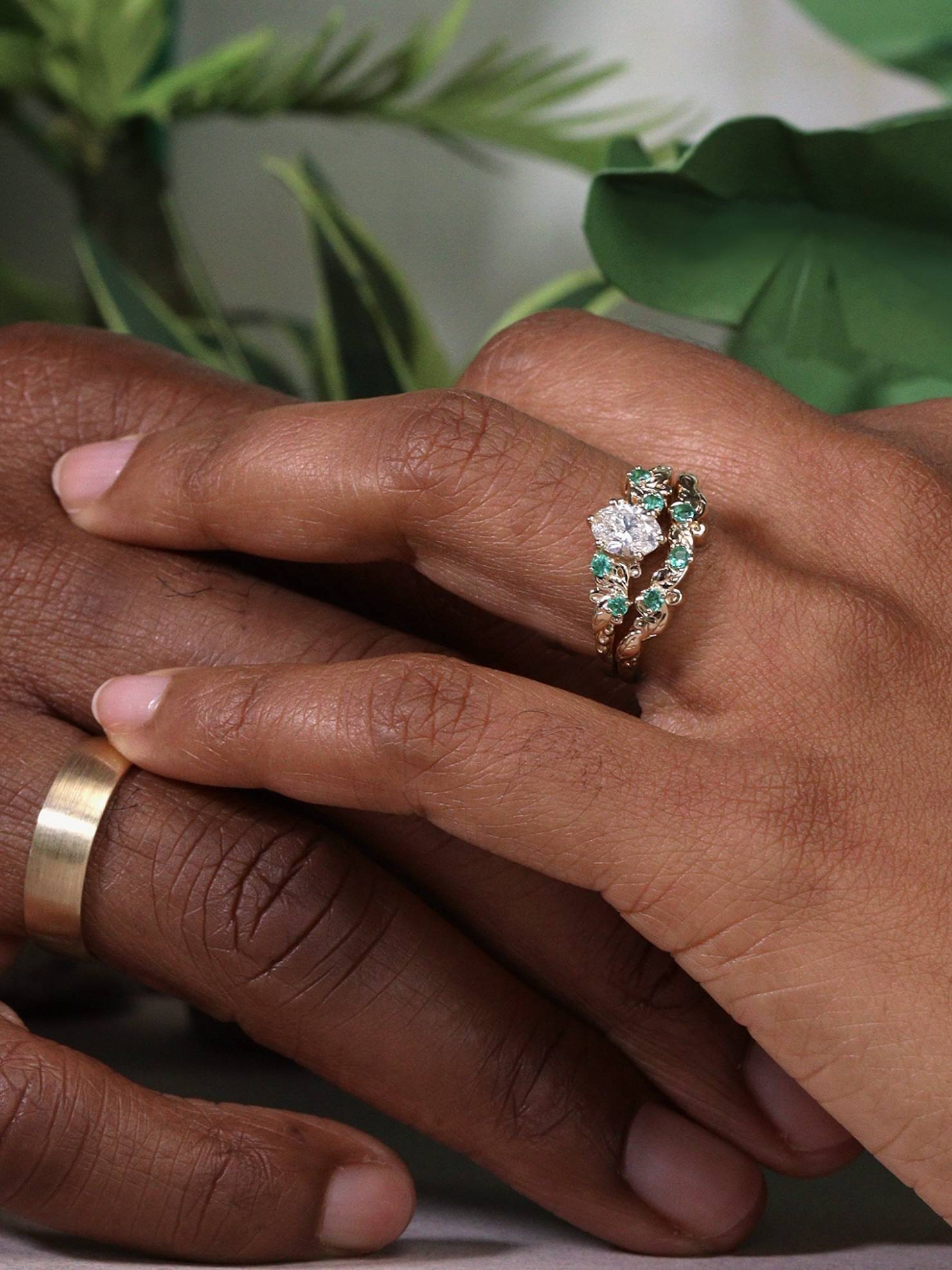 Gemstone and diamond engagement rings online